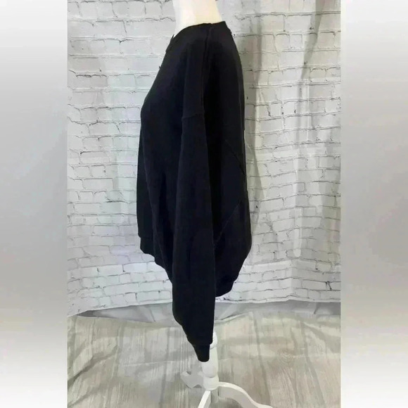 HOUSE iD Pullover Black Crewneck Sweatshirt Adult Size S oversized relaxed urban - Picture 6 of 16